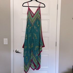 Anthropologie Holding Horses Kimono Maxi Dress